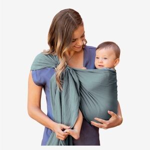 Moby Double Gauze Ring Sling Carrier in Fern